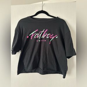 Fat Boy Squad Cropped Top, Size: L